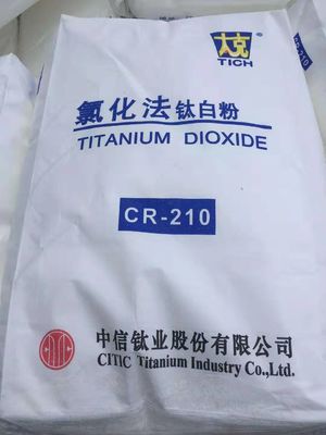 CITIC CR-210 Dioksid rutylowy tytanu w procesie chloru o wysokiej mocy ukrycia i niebieskim odcieniu dla masterbatch poliolefiny