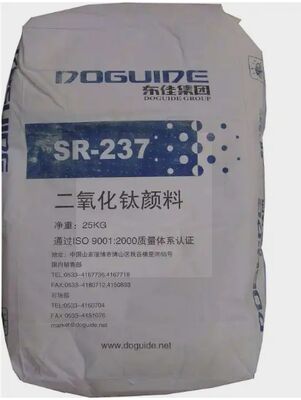 Dongjia SR-237 Pigment z dwutlenkiem tytanu rutylnego powlekany krzemowo-aluminiowym z wysoką odpornością na warunki pogodowe i doskonałą dyspersją