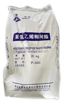 Junzheng P-440 PVC Paste Resin Emulsion Grade z wartością K-75 i stopniem polimeryzacji 1450±150 dla zastosowań w wysoko zaawansowanym miękkim PVC