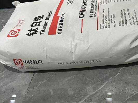 CNNC R-219 Rutilowy dwutlenek tytanu TiO2 Pigment o wysokiej otwartości 94% czystości i odporności na działanie atmosferyczne dla profili PVC