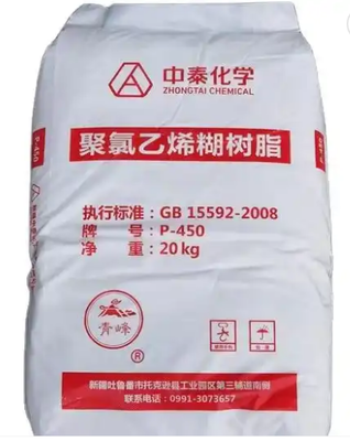 Zhongtai P-450 średniowartościowa żywica z pasty PVC o niskiej lepkości i niskim poziomie pozostałości VCM dla produktów z miękkiego PVC