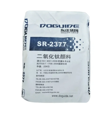 DOGUIDE GROUP SR-2377 Dwutlenek tytanu rutylowy z nieorganiczną powłoką Zr-Al dla doskonałej rozproszalności w wodzie i białości proszku suchego ≥ 97,0