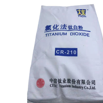 Proces chlorku rutylu Tio2 Biały pigment CR-210 Nr CAS 13463-67-7