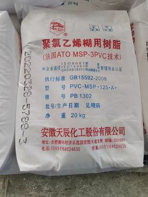 CAS 9002-86-2 Żywica z pasty PVC Pb-1302 Proszek z żywicy polichlorku winylu