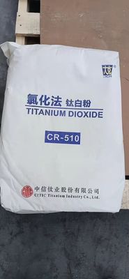 Proces chlorkowy Tio2 Rutyl Dwutlenek tytanu Biały pigment Uniwersalny typ Cr-510