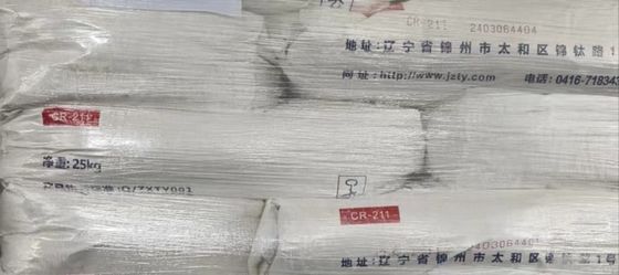 TIO2 Chlorek Rutilu Dwutlenek Tytanu CR-211 Biały Pigment Do PC Doskonała odporność na temperaturę