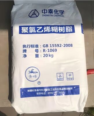 Żywica PVC Zhongtai R1069 K-Value 78 o wysokim stopniu polimeryzacji i niskiej zawartości substancji lotnych do zastosowań premium