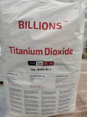 LB Group BILLIONSTM BLR-698 Rutilowy dwutlenek tytanu z podwójną powłoką Zr-Al, ultrafienką cząstką i niską absorpcją oleju dla lepszej dyspersji