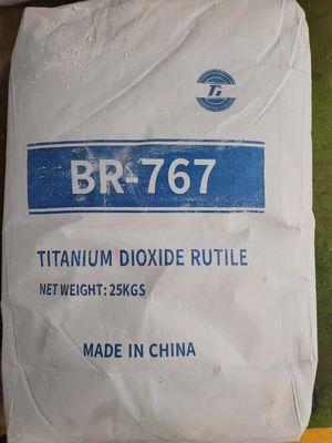 BR-767 Dwutlenek Tytanu Rutylu TiO2 Pigment z Powłoką Kompozytową Si-Al, Wysoka Konwersja Rutylu ≥98,5%, i Wielkość Cząstek 0,22-0,28 µm