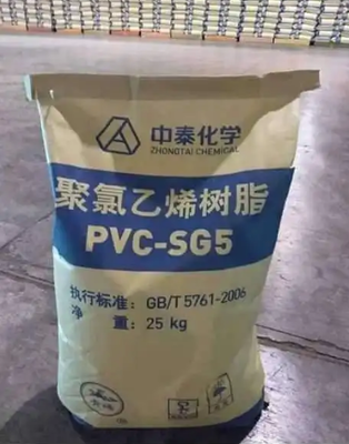Żywica PCW ZHONGTAI SG-5 o wartości K 67, niskiej zawartości chlorku winylu 1 mg/kg i wysokiej bieli termicznej 85%